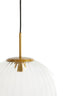 Hanging lamp 30 cm MAGDALA glass clear+gold