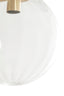 Hanging lamp 30 cm MAGDALA glass clear+gold