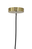 Hanging lamp 30 cm MAGDALA glass brown+gold