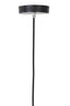 Hanging lamp 40 cm MEDINA glass rainbow+black