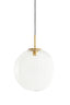 Hanging lamp 40 cm MAGDALA glass clear+gold
