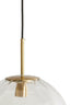 Hanging lamp 40 cm MAGDALA glass clear+gold