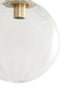 Hanging lamp 40 cm MAGDALA glass clear+gold