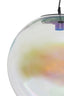 Hanging lamp 48 cm MEDINA glass rainbow+black