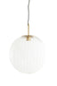 Hanging lamp 48 cm MAGDALA glass clear+gold