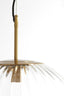 Hanging lamp 48 cm MAGDALA glass clear+gold
