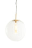 Hanging lamp 48 cm MAGDALA glass clear+gold