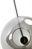 Hanging lamp 10L 124x35x120 cm SUBAR matt black+smoked glass