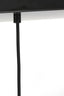 Hanging lamp 10L 124x35x120 cm SUBAR matt black+smoked glass