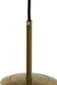 Hanging lamp 30 cm MEDINA antique bronze+glass amber