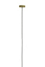 Hanging lamp 48 cm MEDINA antique bronze+glass clear