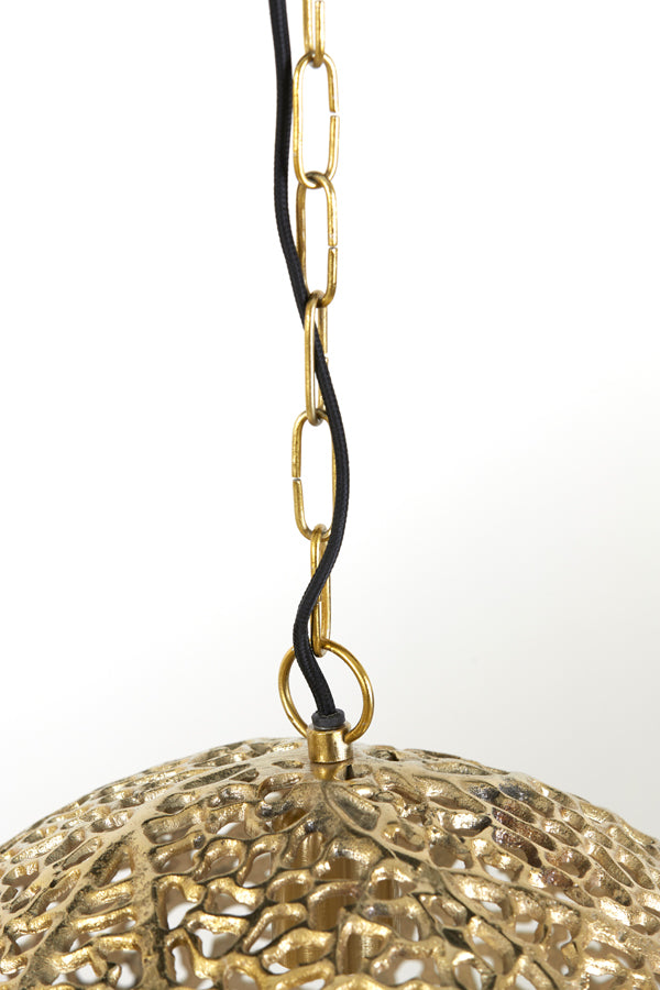 Hanging lamp 39x38 cm SINULA gold