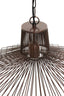 Hanging lamp 65x37 cm KASPER antique copper