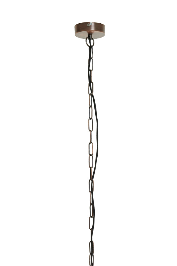 Hanging lamp 65x37 cm KASPER antique copper