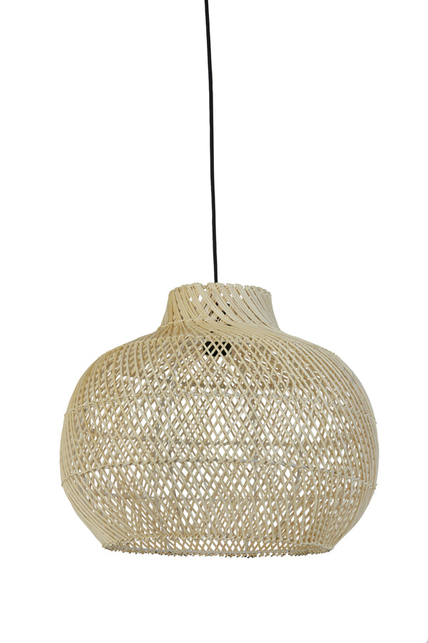 Hanging lamp 46x39 cm CHARITA rattan natural