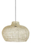 Hanging lamp 60x43 cm CHARITA rattan natural