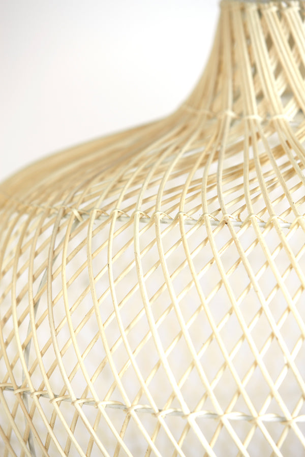Hanging lamp 60x43 cm CHARITA rattan natural