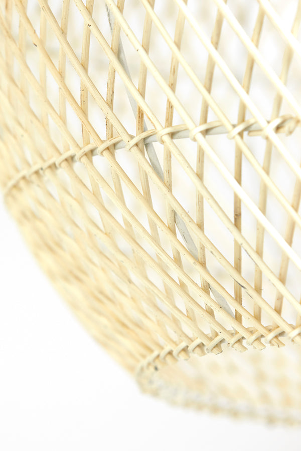 Hanging lamp 60x43 cm CHARITA rattan natural