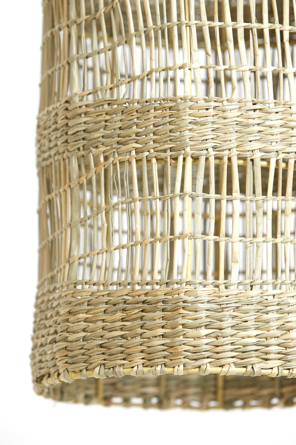 Hanging lamp 20x42 cm LATIKA seagrass natural