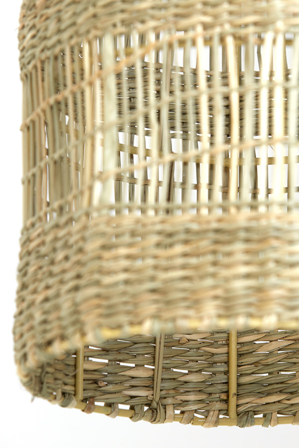 Hanging lamp 20x42 cm LATIKA seagrass natural