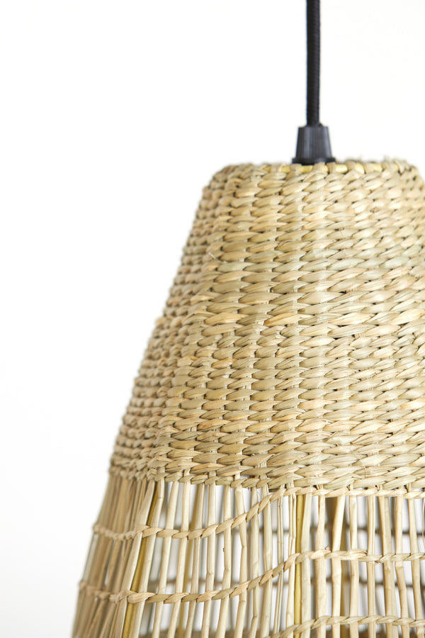 Hanging lamp 20x42 cm LATIKA seagrass natural