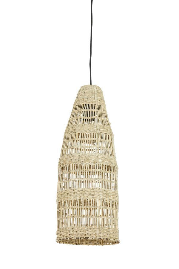 Hanging lamp 20x52 cm LATIKA seagrass natural