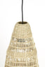 Hanging lamp 20x52 cm LATIKA seagrass natural