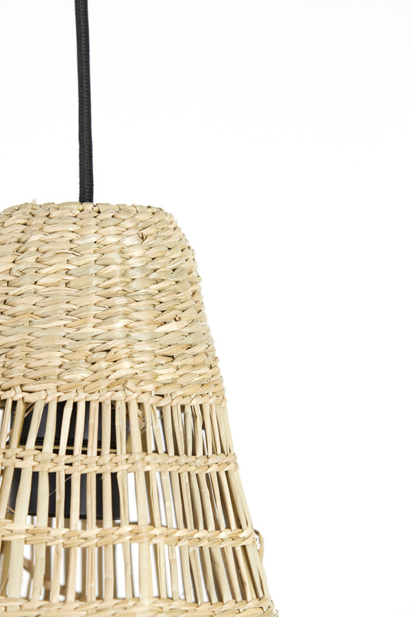 Hanging lamp 20x52 cm LATIKA seagrass natural