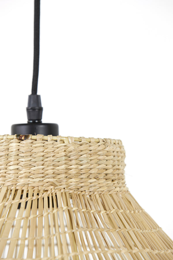 Hanging lamp 45x30 cm LATIKA seagrass natural