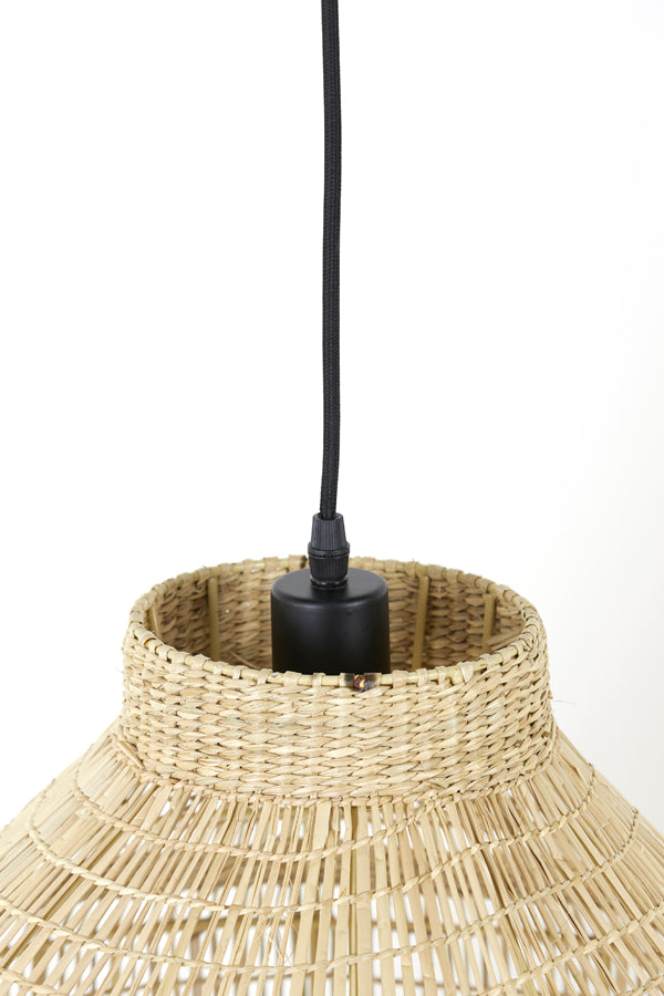 Hanging lamp 45x30 cm LATIKA seagrass natural