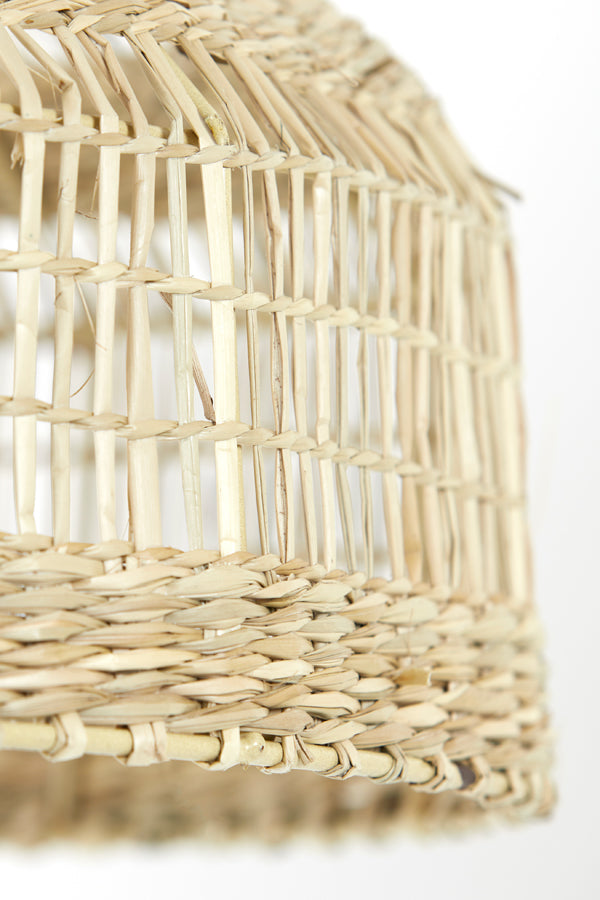Hanging lamp 45x30 cm LATIKA seagrass natural
