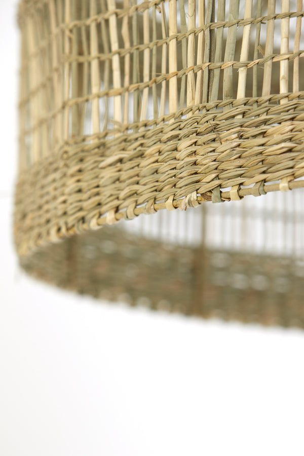 Hanging lamp 55x38 cm LATIKA seagrass natural