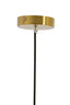 Hanging lamp 30x37 cm MISTY glass amber+gold