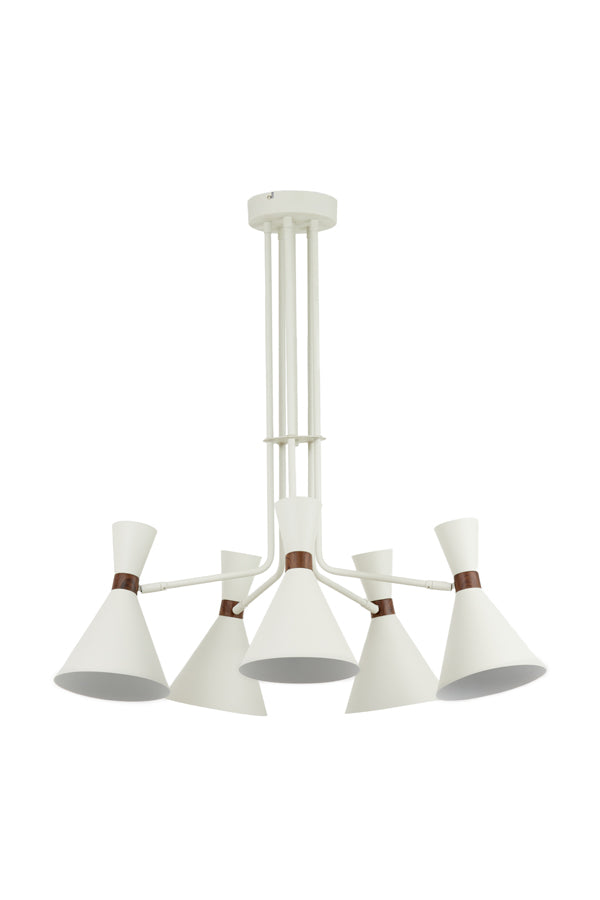 Hanging lamp 5L 86,5x89 cm HOODIES matt sand-grey