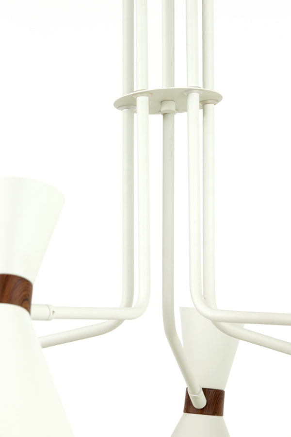 Hanging lamp 5L 86,5x89 cm HOODIES matt sand-grey