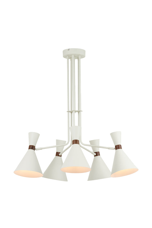 Hanging lamp 5L 86,5x89 cm HOODIES matt sand-grey