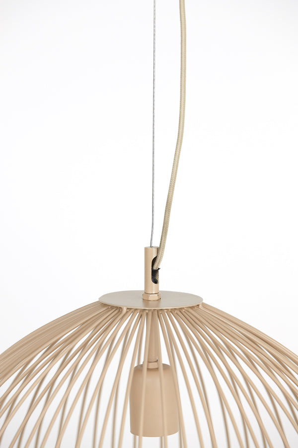 Hanging lamp 45x45 cm RILANA matt beige