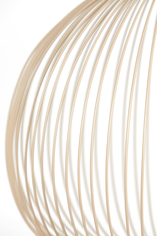 Hanging lamp 45x45 cm RILANA matt beige