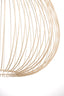 Hanging lamp 45x45 cm RILANA matt beige