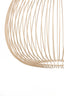 Hanging lamp 45x45 cm RILANA matt beige