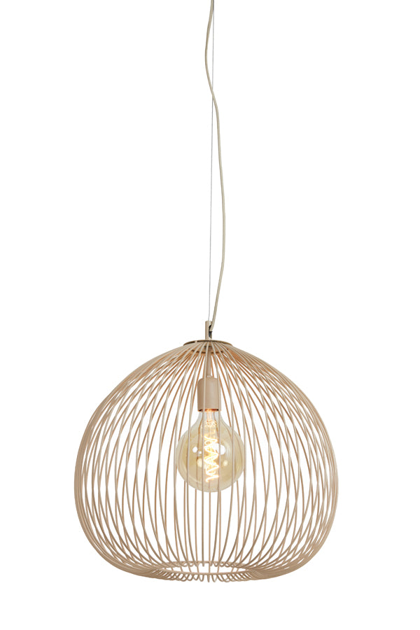 Hanging lamp 45x45 cm RILANA matt beige