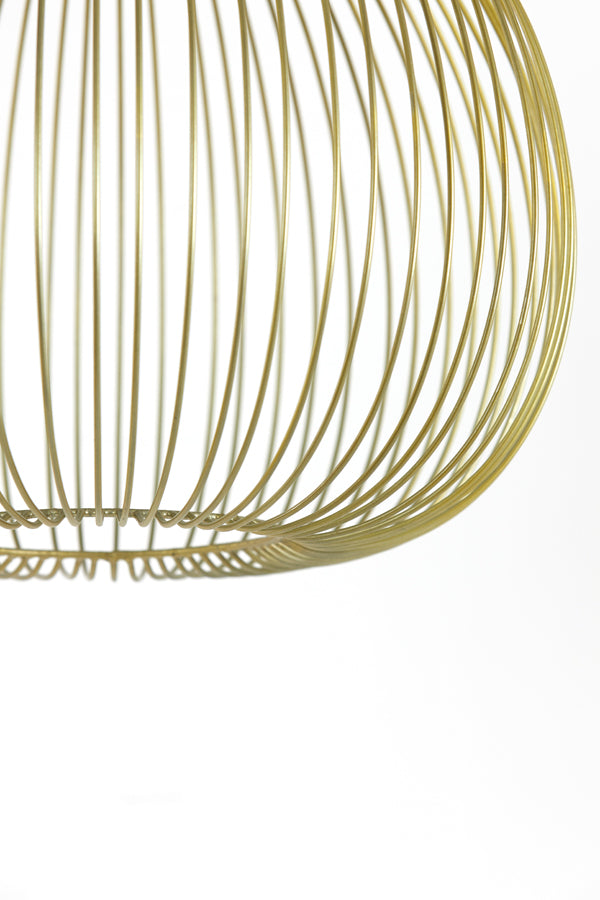 Hanging lamp 45x45 cm RILANA light gold