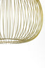 Hanging lamp 45x45 cm RILANA light gold