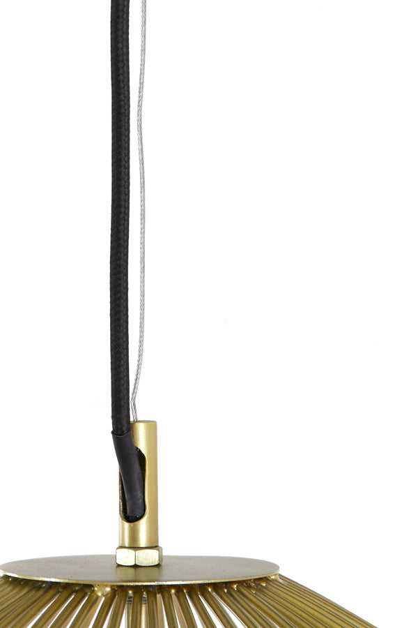 Hanging lamp 45x45 cm RILANA light gold