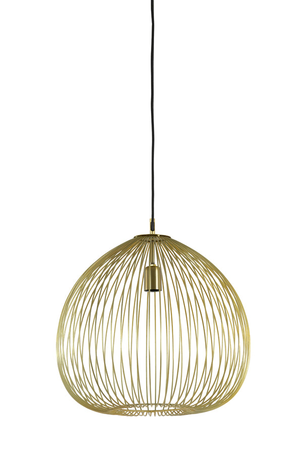 Hanging lamp 45x45 cm RILANA light gold