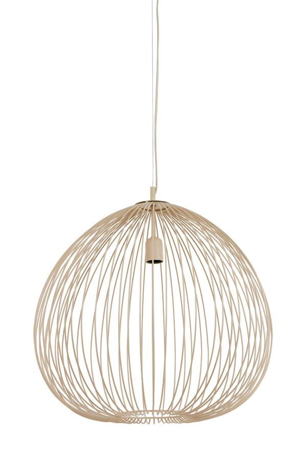 Hanging lamp 56x55 cm RILANA matt beige