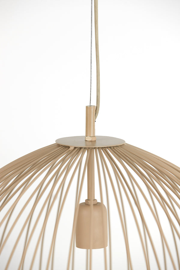 Hanging lamp 56x55 cm RILANA matt beige