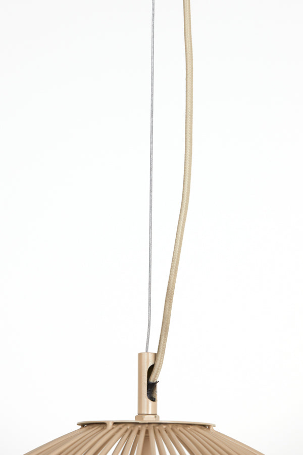 Hanging lamp 56x55 cm RILANA matt beige