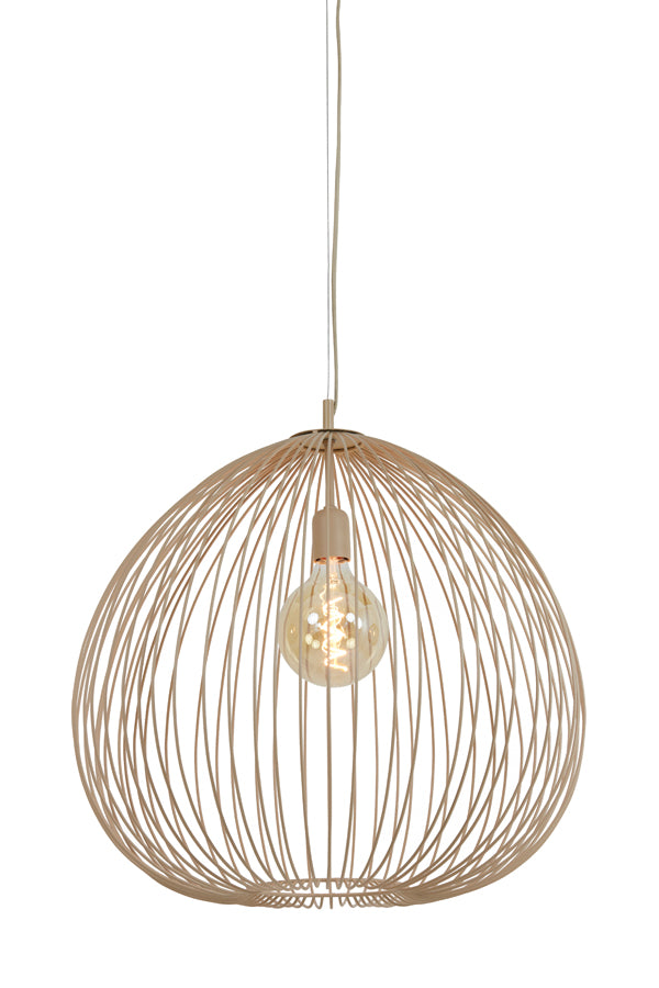 Hanging lamp 56x55 cm RILANA matt beige