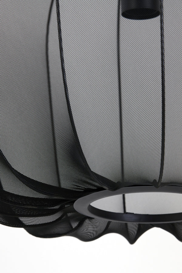 Hanging lamp 50x37,5 cm PLUMERIA black